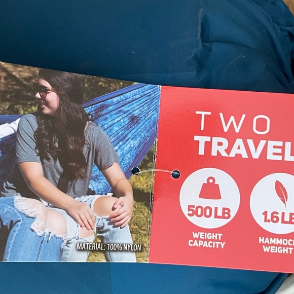 NWT travel hammock for 2 500lb weight limit - Picture 3 of 4